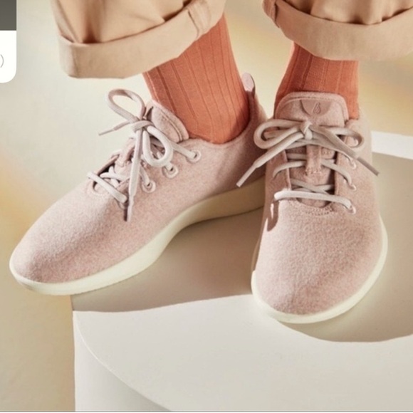 Allbirds Pink Wool Runner Women's Sneakers - Picture 1 of 7